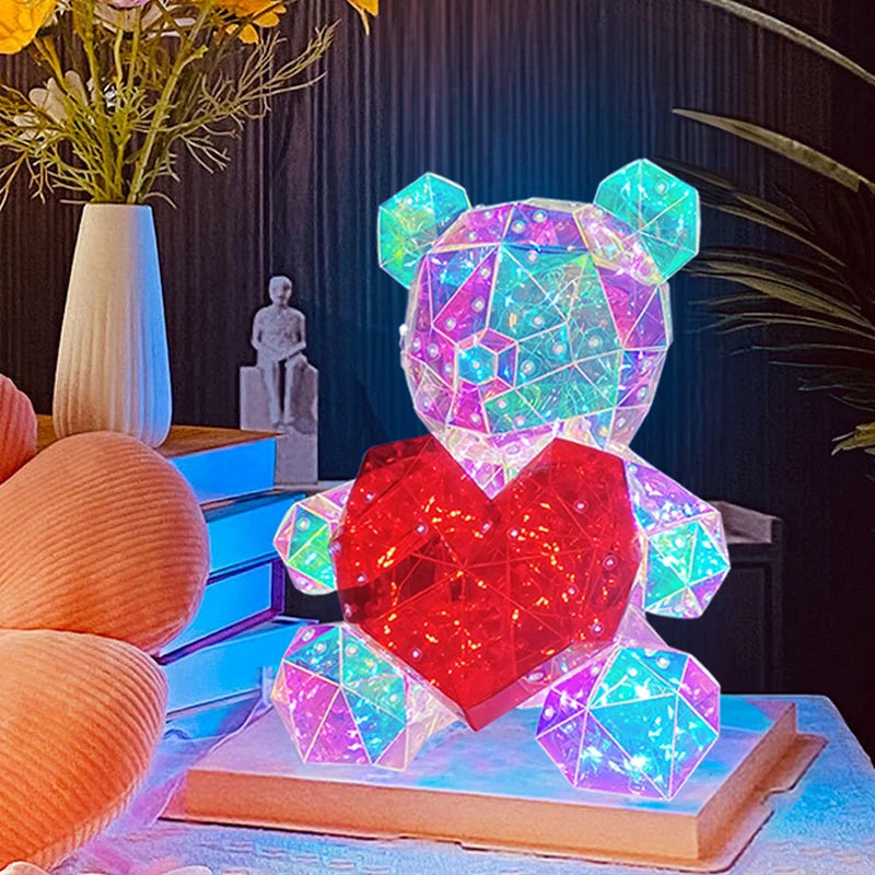 LED Holographic Teddy