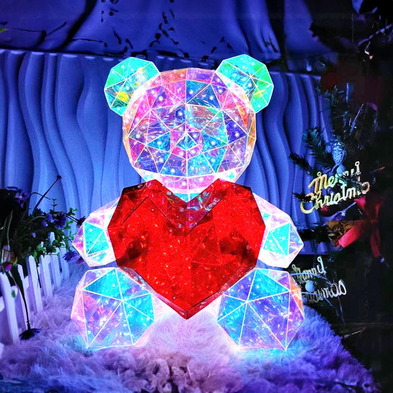 LED Holographic Teddy