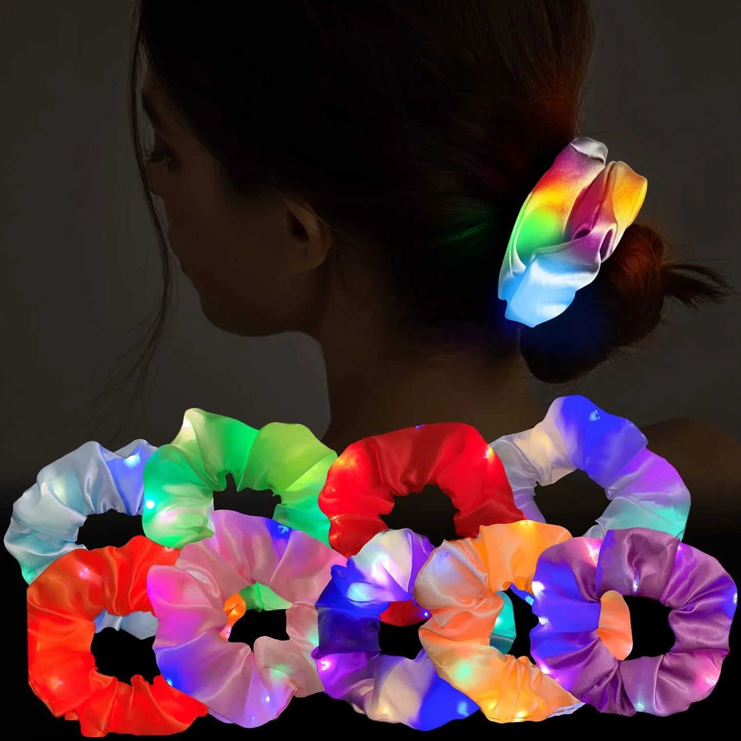 Light-up Hair Scrunchies