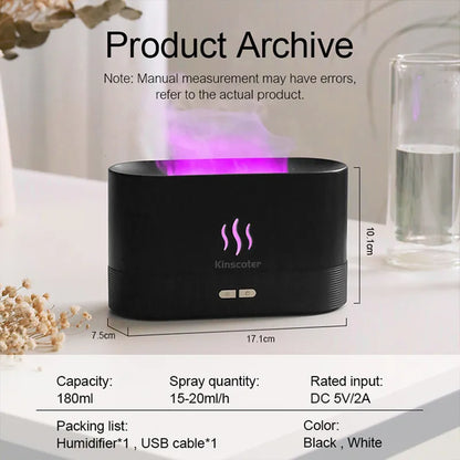 Flame Humidifier Diffuser