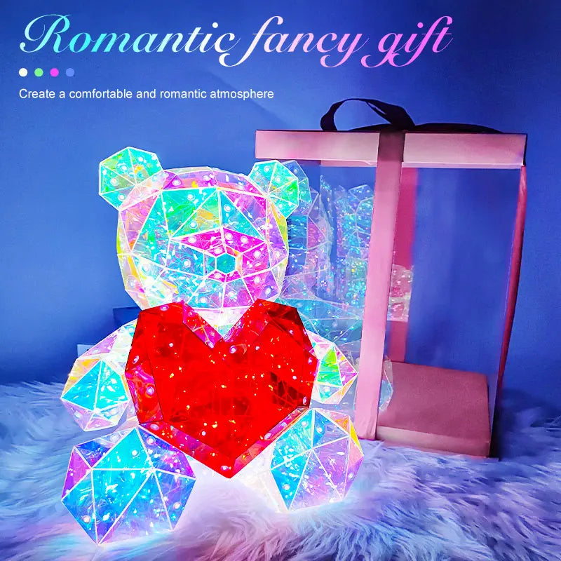 LED Holographic Teddy