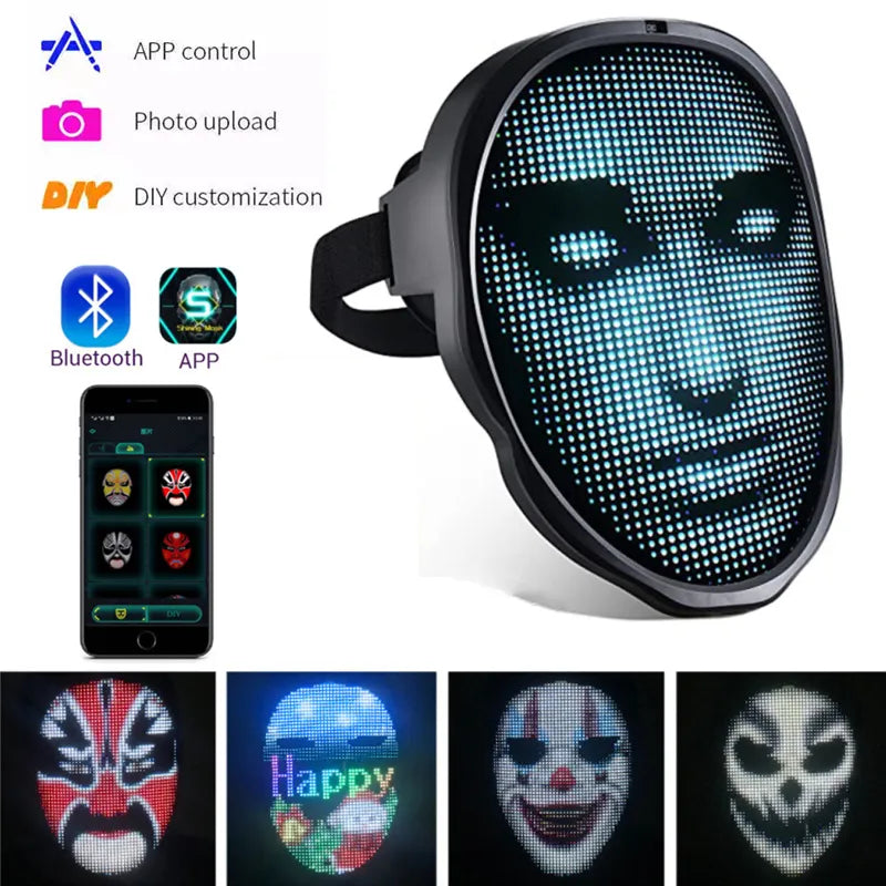 Bluetooth LED Mask